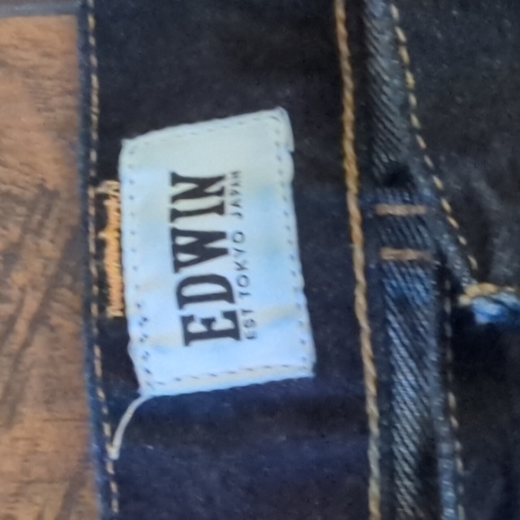 Edwin ED-80 slim tapered jeans. Tag shows 32x34. - Picture 8 of 9